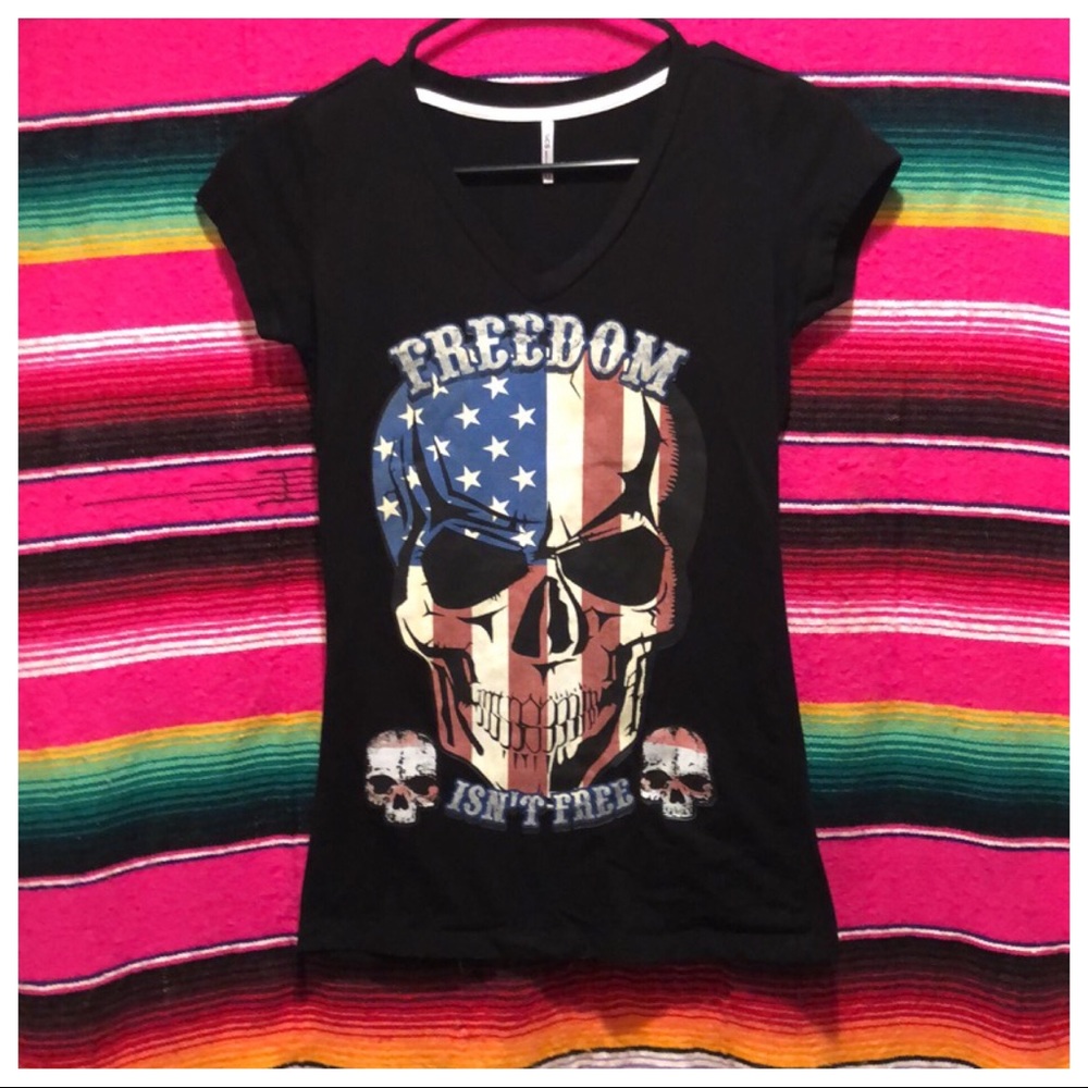 America Skull Tee